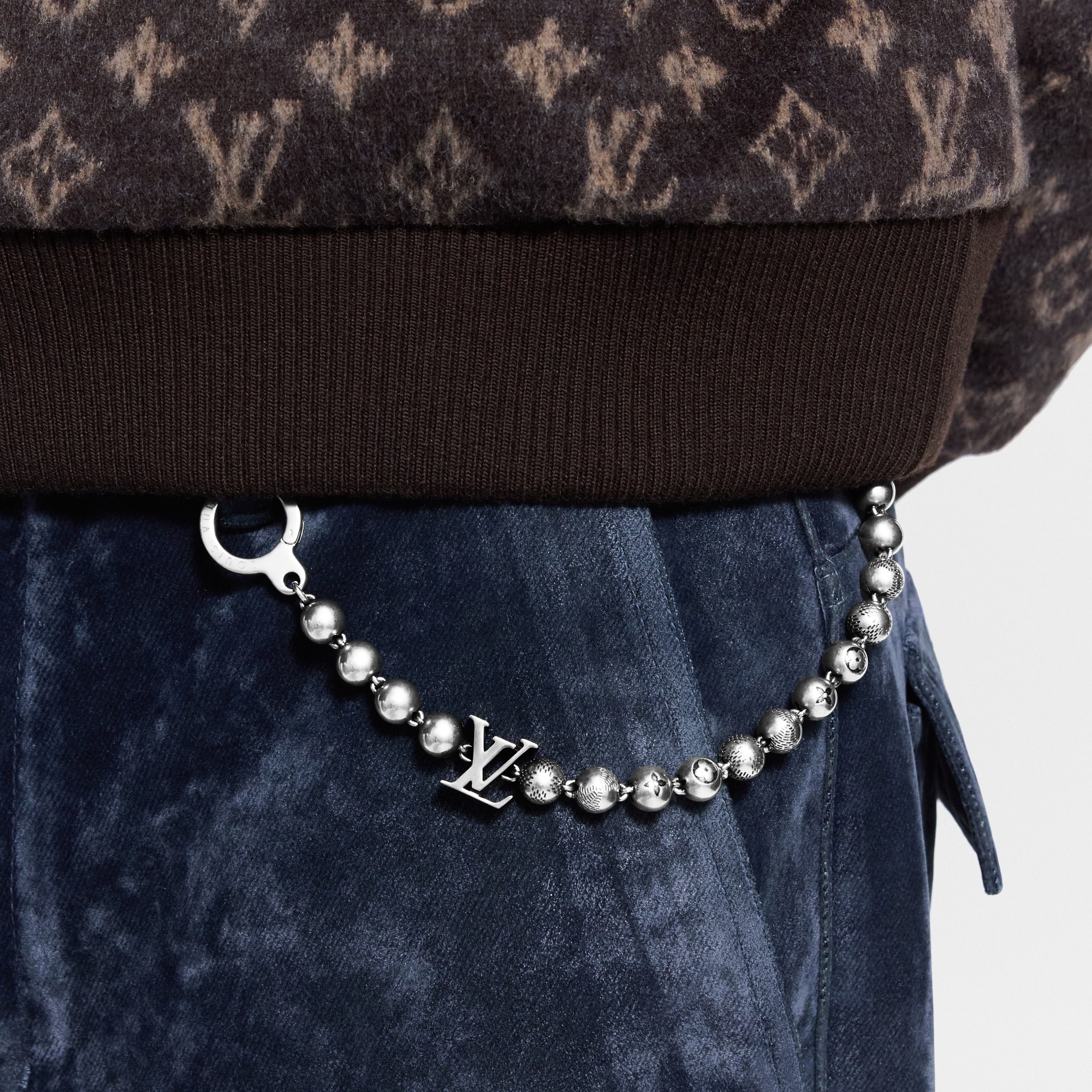 S00 Accessoires Porte-Clés et Bijoux de Sac Chaîne de ceinture Damier Staples | Louis Vuitton ® (Zoom produit)