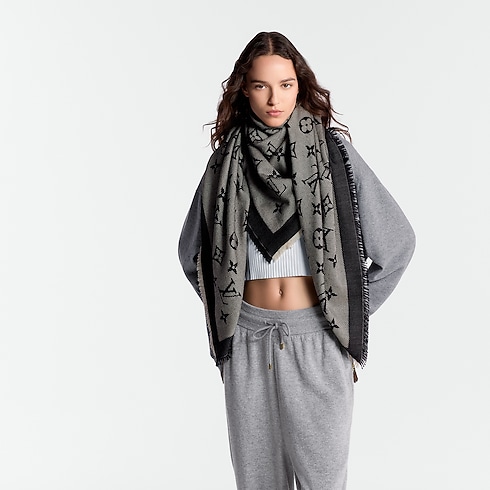 S00 Accessoires Châles et Étoles Châle Monogram Néo Natté | Louis Vuitton ® (Zoom produit)