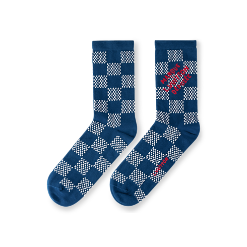S00 Accessoires Textile de Maison Chaussettes Damier Héritage | Louis Vuitton ® (Zoom produit)