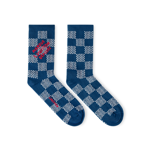 S00 Accessoires Textile de Maison Chaussettes Damier Héritage | Louis Vuitton ® (Zoom produit)