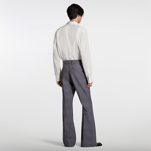 Ready-to-Wear Pants Check Tailored Flared Pants | Louis Vuitton ® (Product zoom)