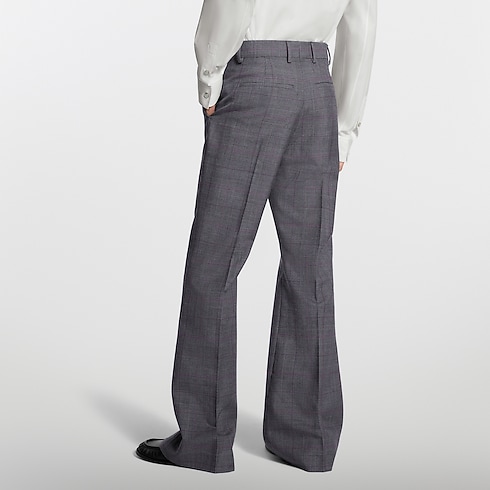 Ready-to-Wear Pants Check Tailored Flared Pants | Louis Vuitton ® (Product zoom)