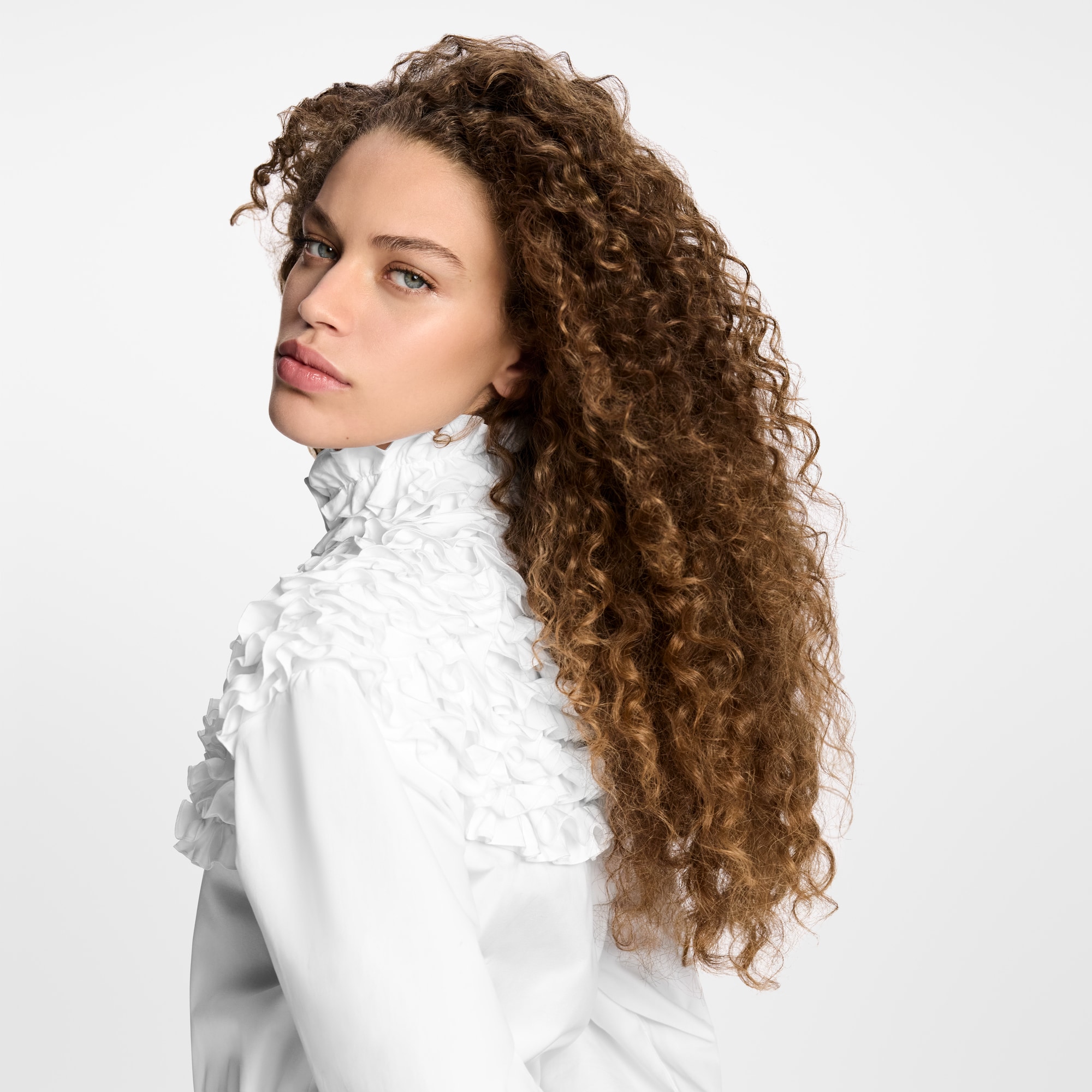  Prêt-à-Porter Hauts Chemise à col volanté | Louis Vuitton ® (Zoom produit)