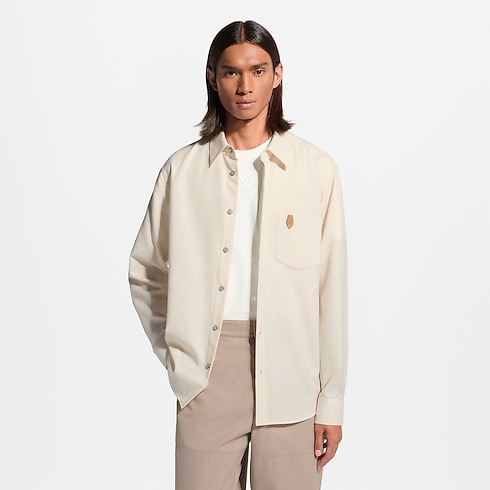 Prêt-à-Porter Tout le Prêt-à-Porter Chemise à manches longues en flanelle de cachemire et coton | Louis Vuitton ® (Zoom produit)