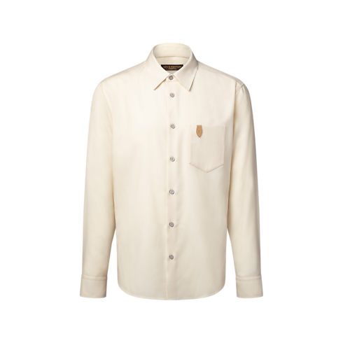 Prêt-à-Porter Tout le Prêt-à-Porter Chemise à manches longues en flanelle de cachemire et coton | Louis Vuitton ® (Zoom produit)