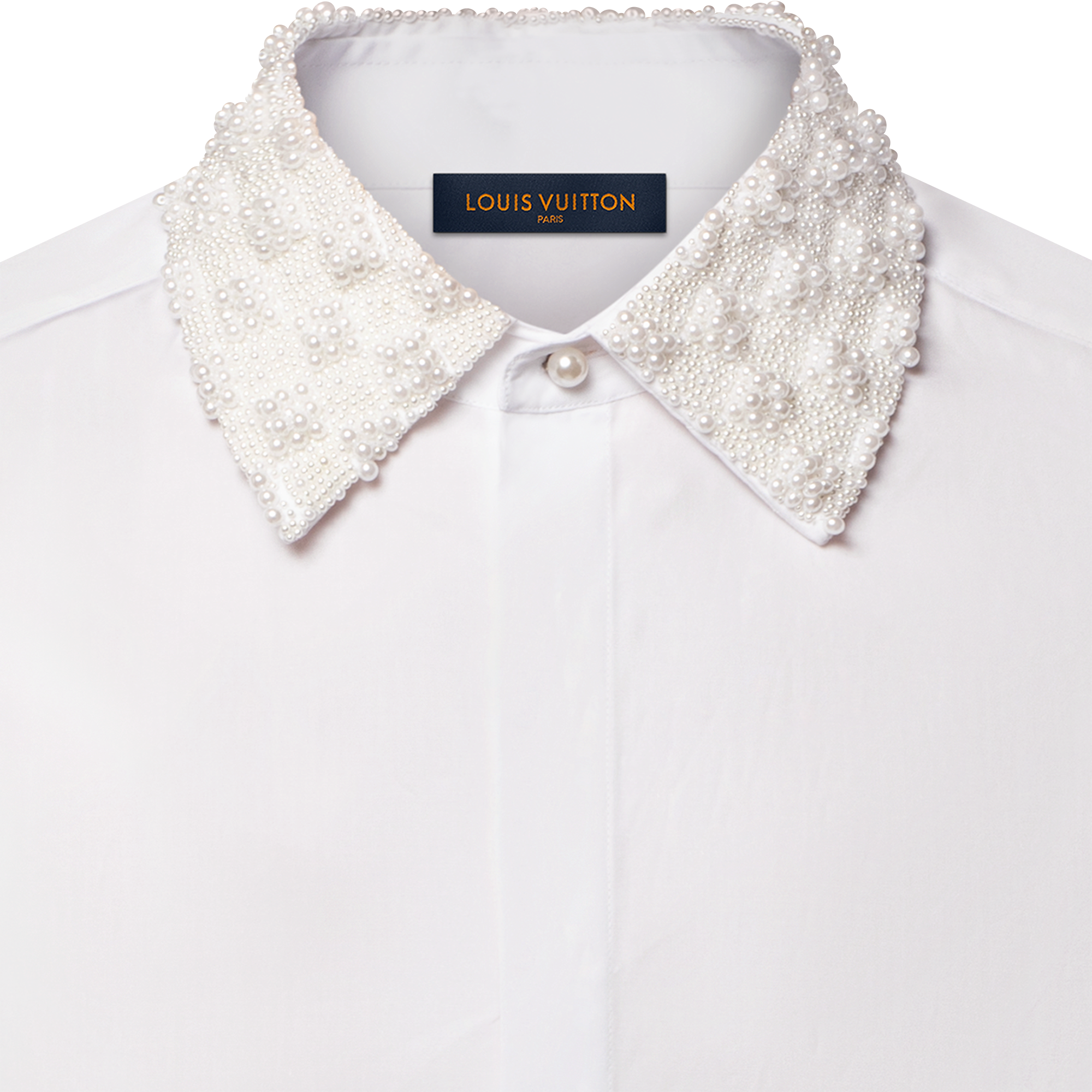  Prêt-à-Porter Chemises Chemise de soirée à col ornementé | Louis Vuitton ® (Zoom produit)