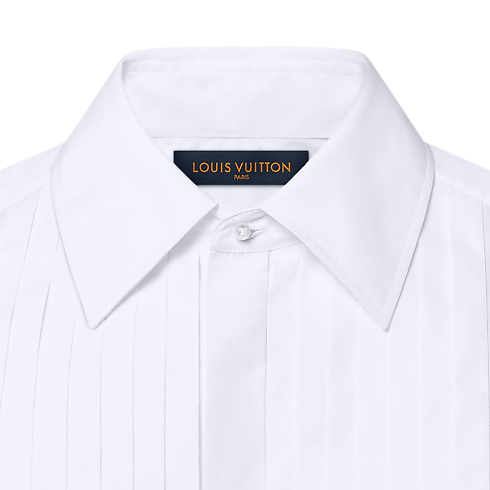 Prêt-à-Porter Chemises Chemise de soirée à plastron en coton | Louis Vuitton ® (Zoom produit)
