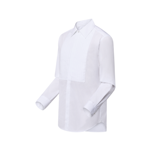 Prêt-à-Porter Chemises Chemise de soirée à plastron en coton | Louis Vuitton ® (Zoom produit)