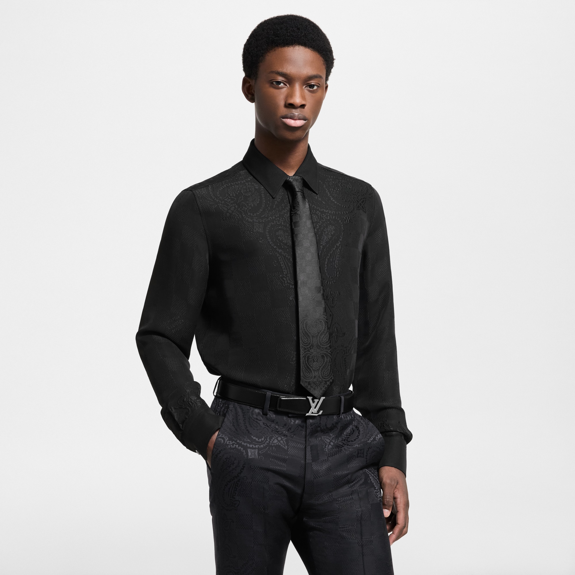  Prêt-à-Porter Chemises Chemise du soir en soie | Louis Vuitton ® (Zoom produit)