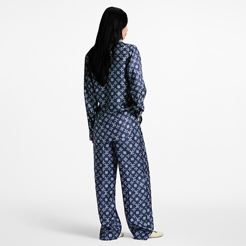 Prêt-à-Porter Hauts Chemise en soie à Monogram Art Nouveau | Louis Vuitton ® (Zoom produit)