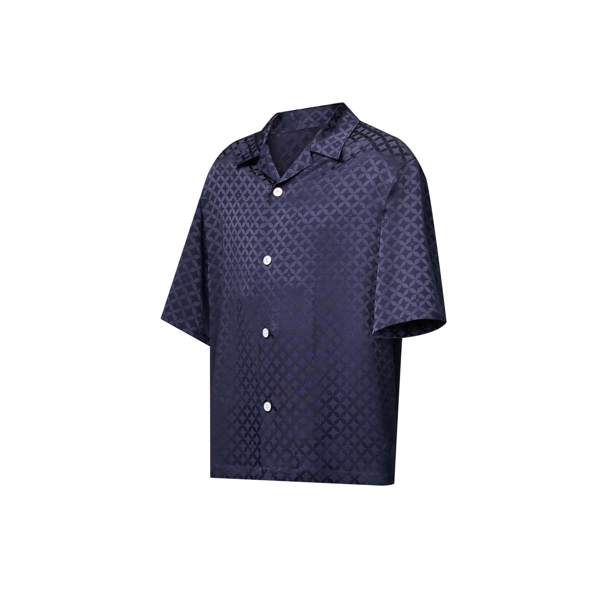 Prêt-à-Porter Chemises Chemise manches courtes à motif jacquard | Louis Vuitton ® (Zoom produit)