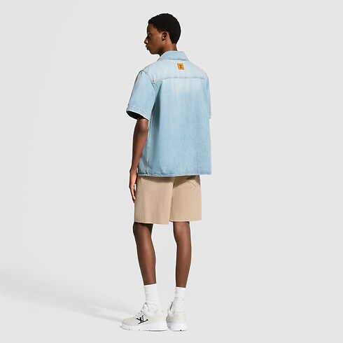 Prêt-à-Porter Chemises Chemise manches courtes en denim | Louis Vuitton ® (Zoom produit)