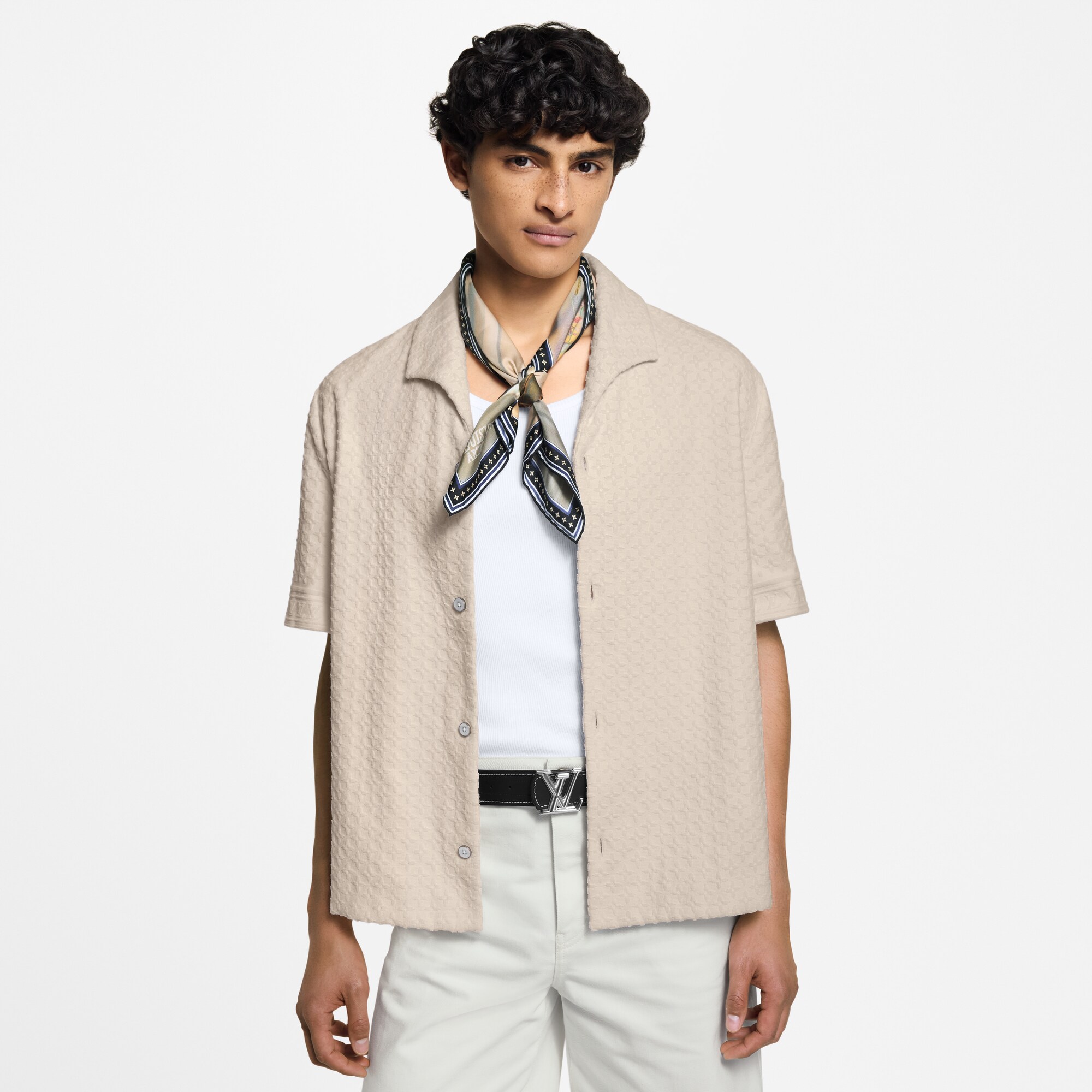  Prêt-à-Porter Chemises Chemise manches courtes en French Terry | Louis Vuitton ® (Zoom produit)