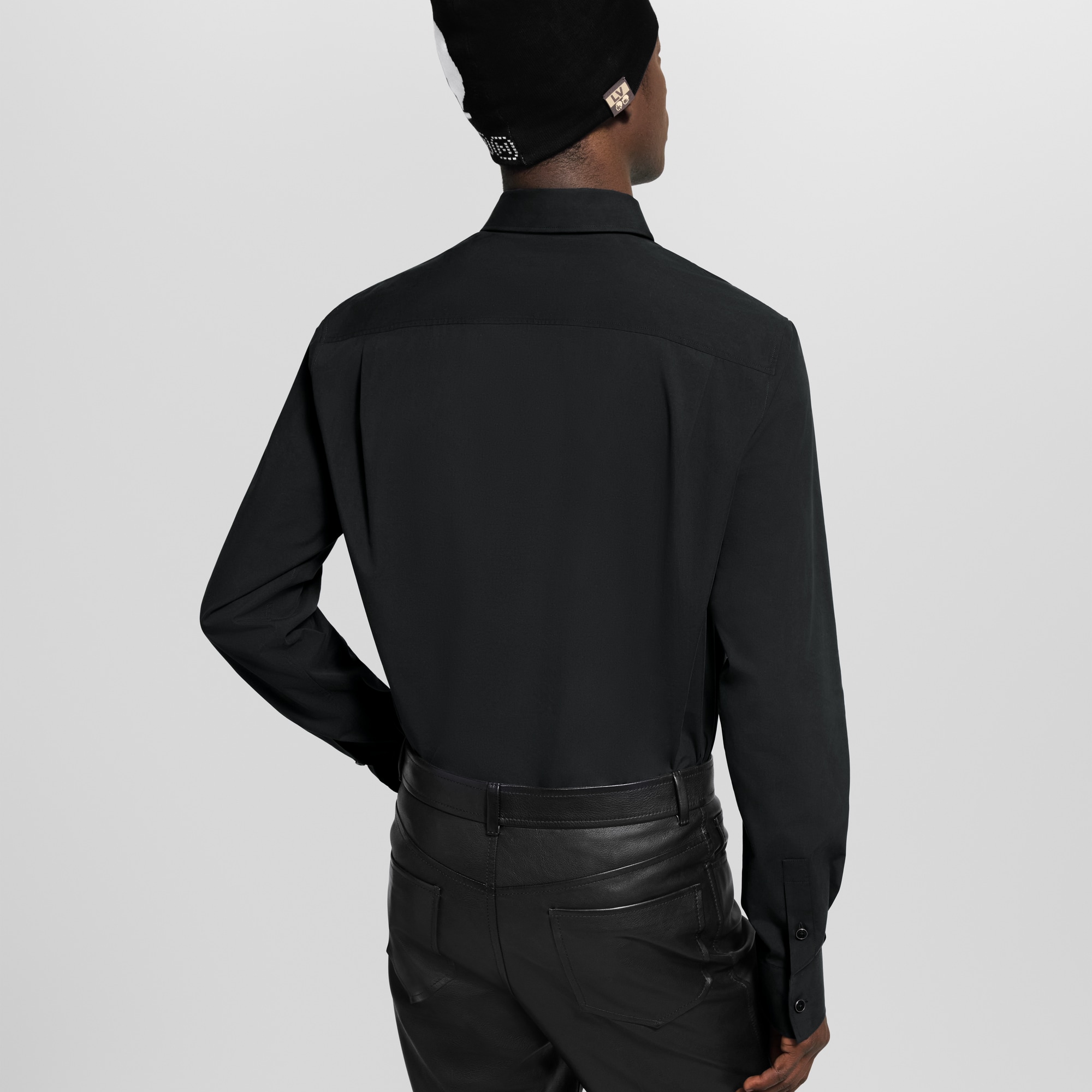  Prêt-à-Porter Chemises Chemise manches longues à signature brodée | Louis Vuitton ® (Zoom produit)