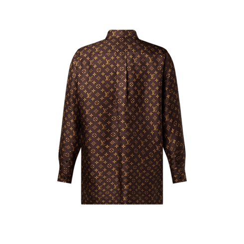 Prêt-à-Porter Hauts Chemise Monogram en soie | Louis Vuitton ® (Zoom produit)