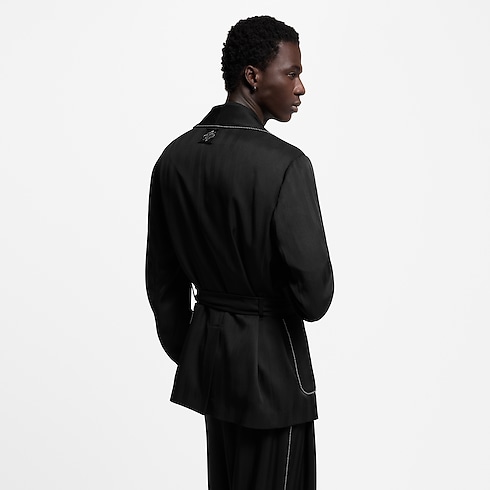 Ready-to-Wear All Ready-to-Wear Chic Silk Pajama Jacket | Louis Vuitton ® (Product zoom)