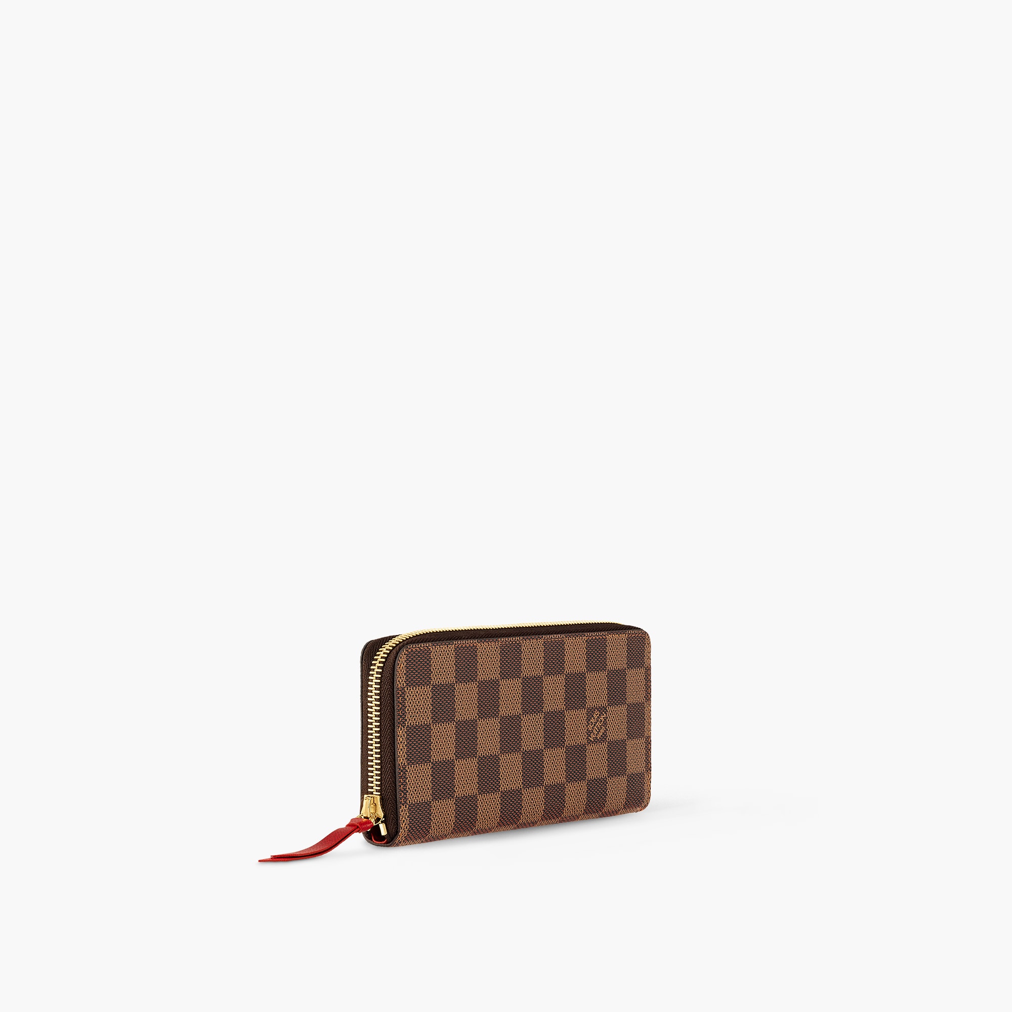 Clémence Wallet Damier Ebene Women Small Leather Goods LOUIS