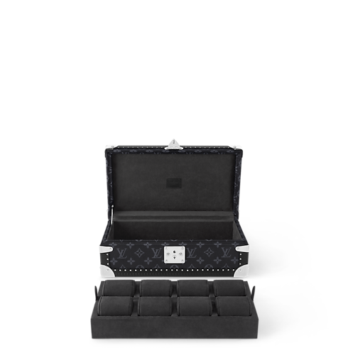 Toile Monogram Eclipse Rigides Coffrets Coffret 8 Montres | Louis Vuitton ® (Zoom produit)