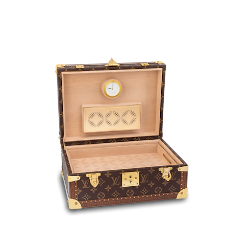 Monogram Trunks and Boxes Boxes Coffret Cigares | Louis Vuitton ® (Product zoom)
