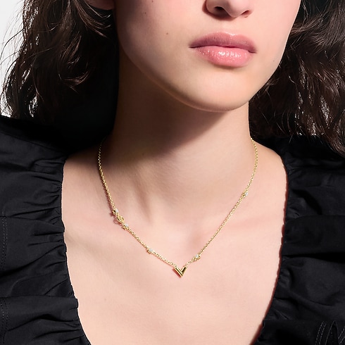 S00 Bijoux Fantaisie Colliers Collier Essential V Strass PM | Louis Vuitton ® (Zoom produit)