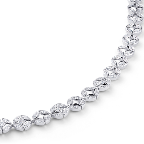 Bijoux Colliers et pendentifs Collier Galaxie, or blanc et diamants | Louis Vuitton ® (Zoom produit)