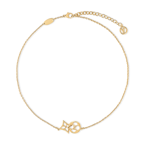 Collier LV Flowergram Linked vue de face