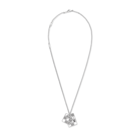 S00 Bijoux Fantaisie Colliers Collier pendentif à découpes Damier Staples | Louis Vuitton ® (Zoom produit)