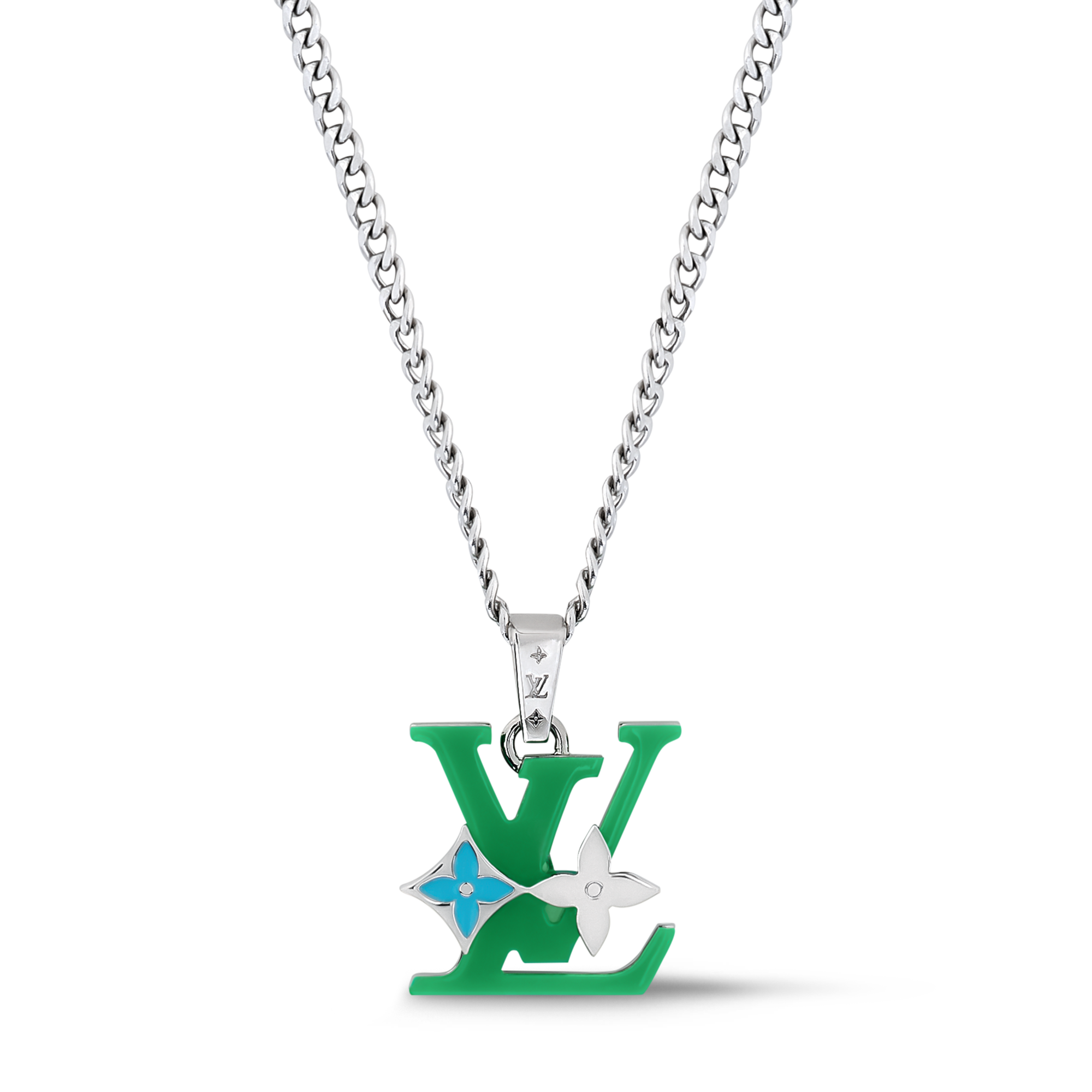 S00 Bijoux Fantaisie Colliers et Pendentifs Collier pendentif Monogram Row | Louis Vuitton ® (Zoom produit)