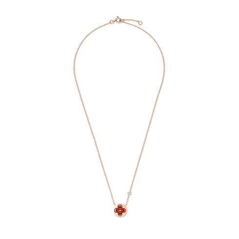 Catégories Colliers et Pendentifs Collier pendentif Sun Color Blossom BB, or rose, cornaline et diamant | Louis Vuitton ® (Zoom produit)