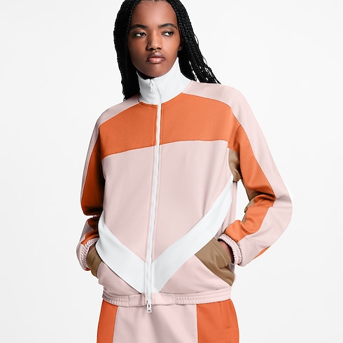Ready-to-Wear Coats and Jackets Color-Blocked Zip-Up Jacket | Louis Vuitton ® (Product zoom)