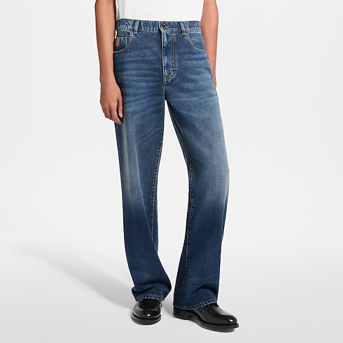 Ready-to-Wear All Ready-to-Wear Cotton Cashmere Jeans | Louis Vuitton ® (Product zoom)