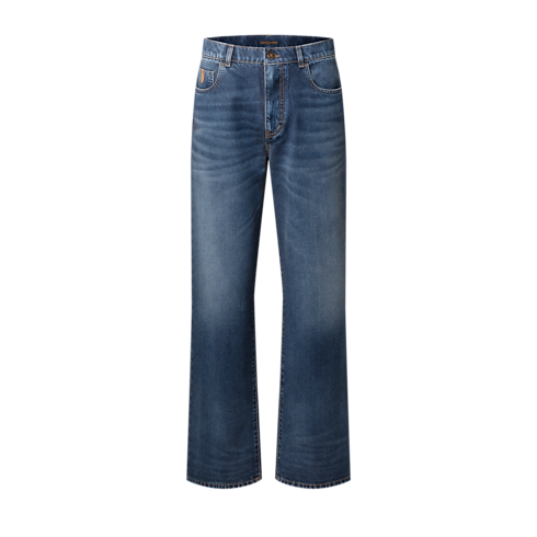 Ready-to-Wear All Ready-to-Wear Cotton Cashmere Jeans | Louis Vuitton ® (Product zoom)