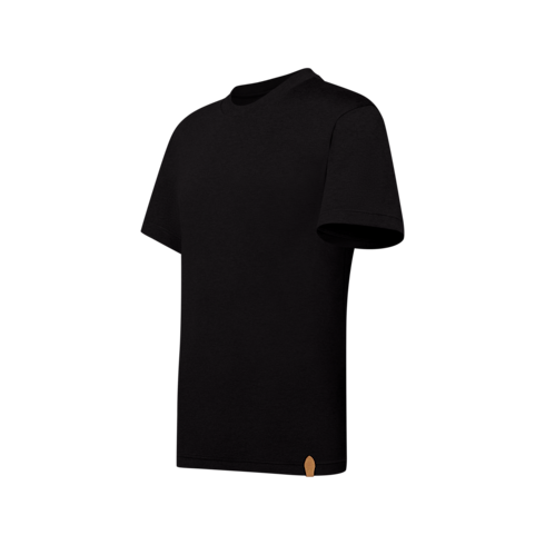Cotton-Silk Short-Sleeved T-Shirt Side View