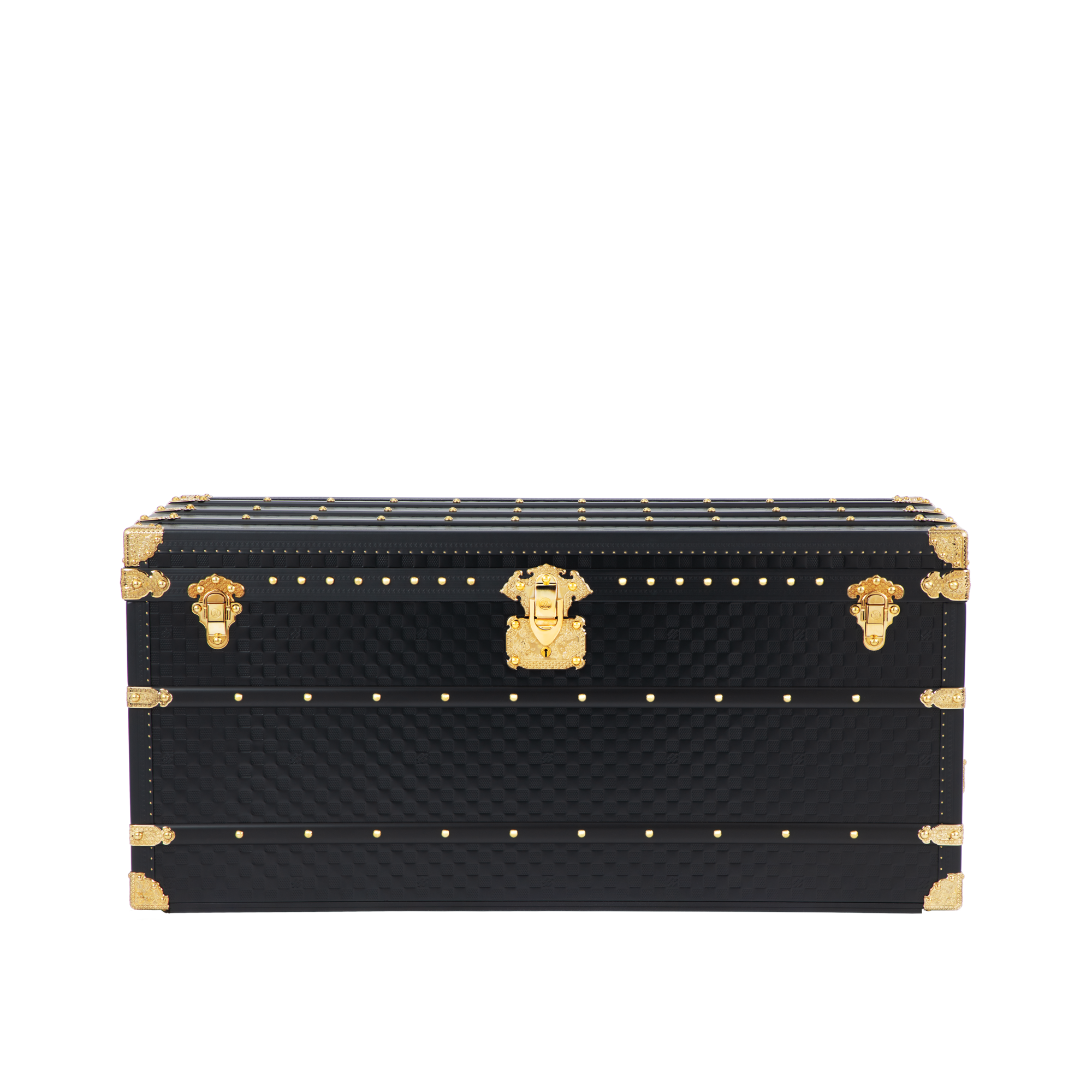 Damier Other Malles et Coffrets Malles et Valises Courrier Lozine 110 Damier Phriendship cuir noir | Louis Vuitton ® (Zoom produit)