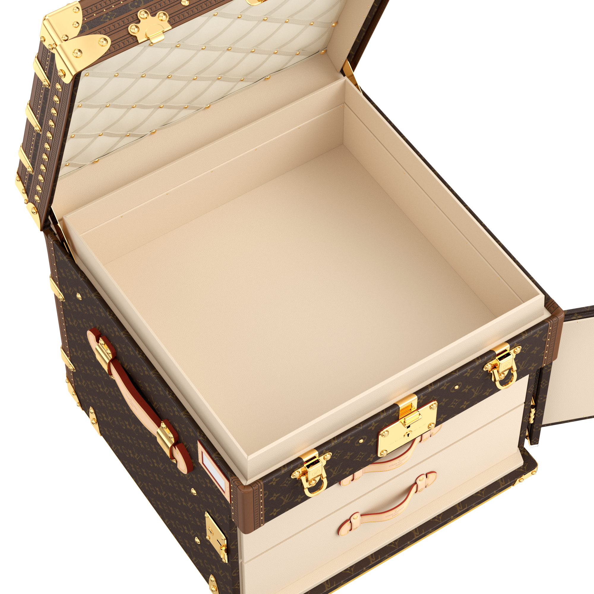 Monogram Trunks and Boxes Trunks and Suitcases Courrier Lozine Carre Droite | Louis Vuitton ® (Product zoom)