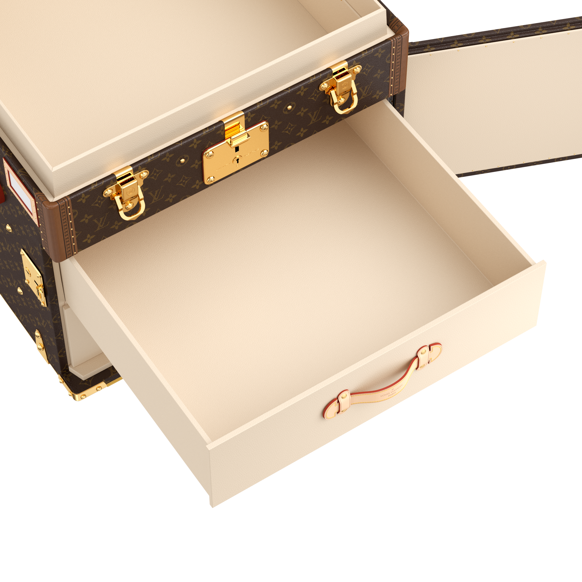 Monogram Trunks and Boxes Trunks and Suitcases Courrier Lozine Carre Droite | Louis Vuitton ® (Product zoom)