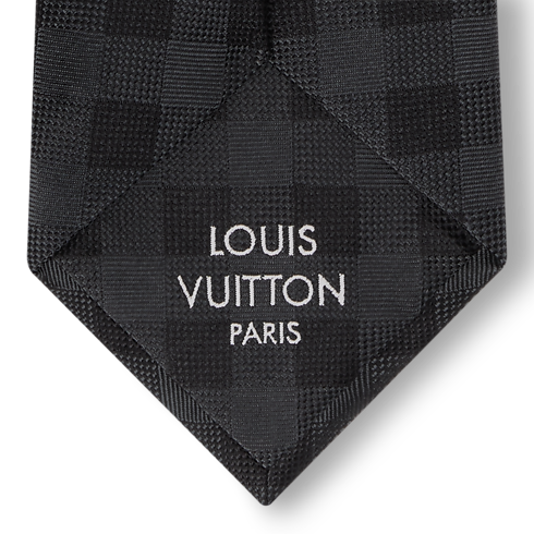 S00 Accessoires Cravates Cravate à carreaux | Louis Vuitton ® (Zoom produit)