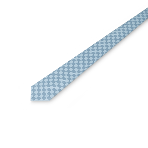 Cravate Damier Classique vue latérale