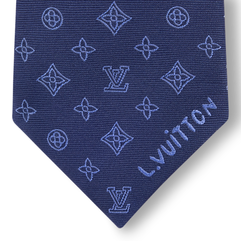 S00 Accessoires Cravates et Pochettes Cravate Monogram Blast | Louis Vuitton ® (Zoom produit)