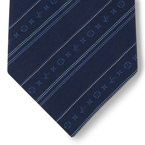 Cravate Monogram Flowstripes vue détaillée