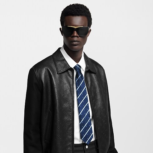 S00 Accessoires Cravates et Pochettes Cravate Monogram Stripes | Louis Vuitton ® (Zoom produit)