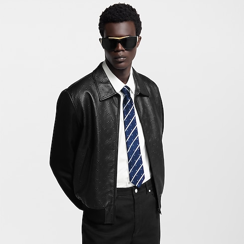 S00 Accessoires Cravates et Pochettes Cravate Monogram Stripes | Louis Vuitton ® (Zoom produit)