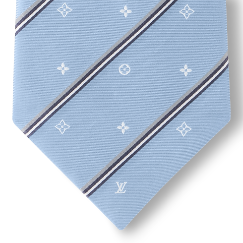 S00 Accessoires Cravates et Pochettes Cravate Monogram Stripes | Louis Vuitton ® (Zoom produit)