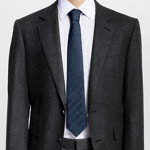 S00 Accessoires Cravates et Pochettes Cravate Stripy Monogram | Louis Vuitton ® (Zoom produit)