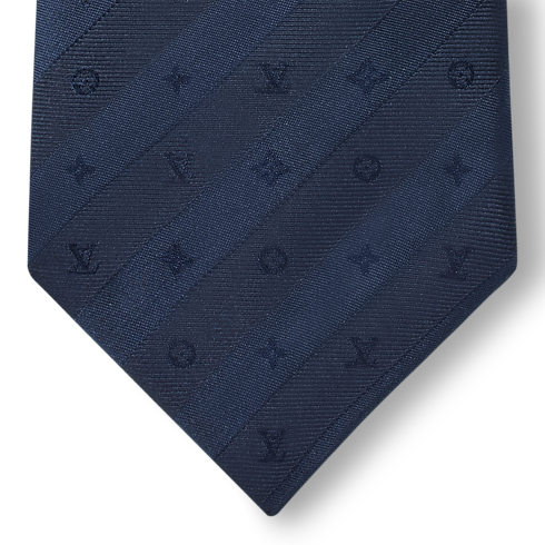 S00 Accessoires Cravates et Pochettes Cravate Stripy Monogram | Louis Vuitton ® (Zoom produit)