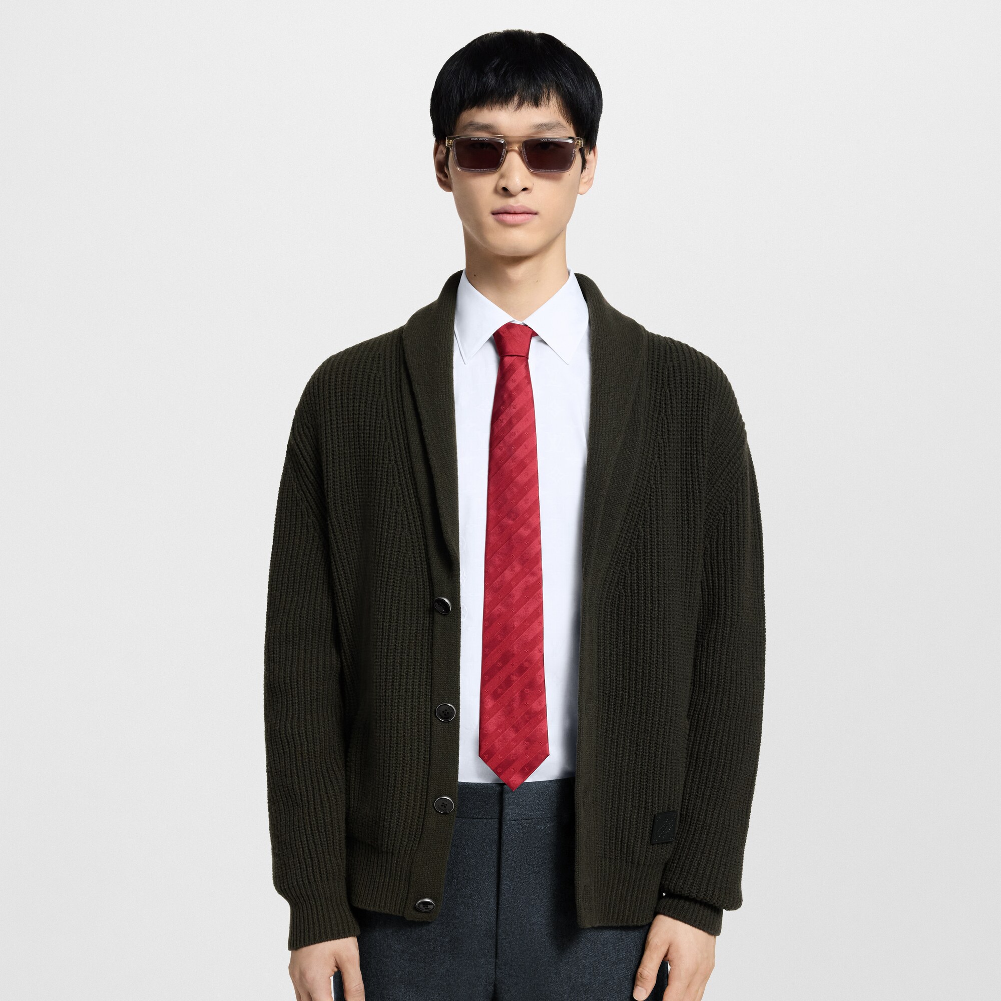 S00 Accessoires Cravates et Pochettes Cravate Stripy Monogram | Louis Vuitton ® (Zoom produit)