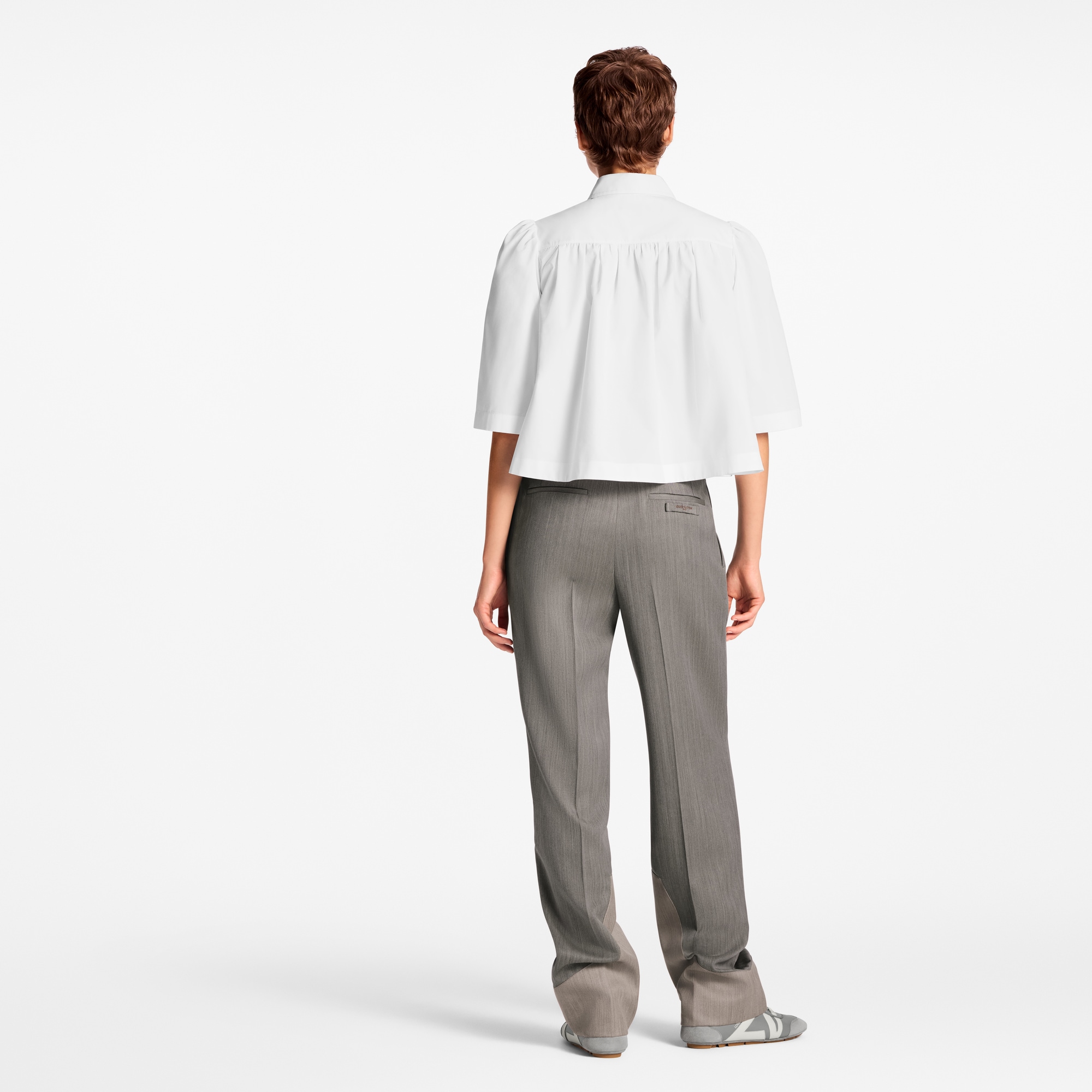  Ready-to-Wear Tops Cropped Flap Pocket Shirt | Louis Vuitton ® (Product zoom)
