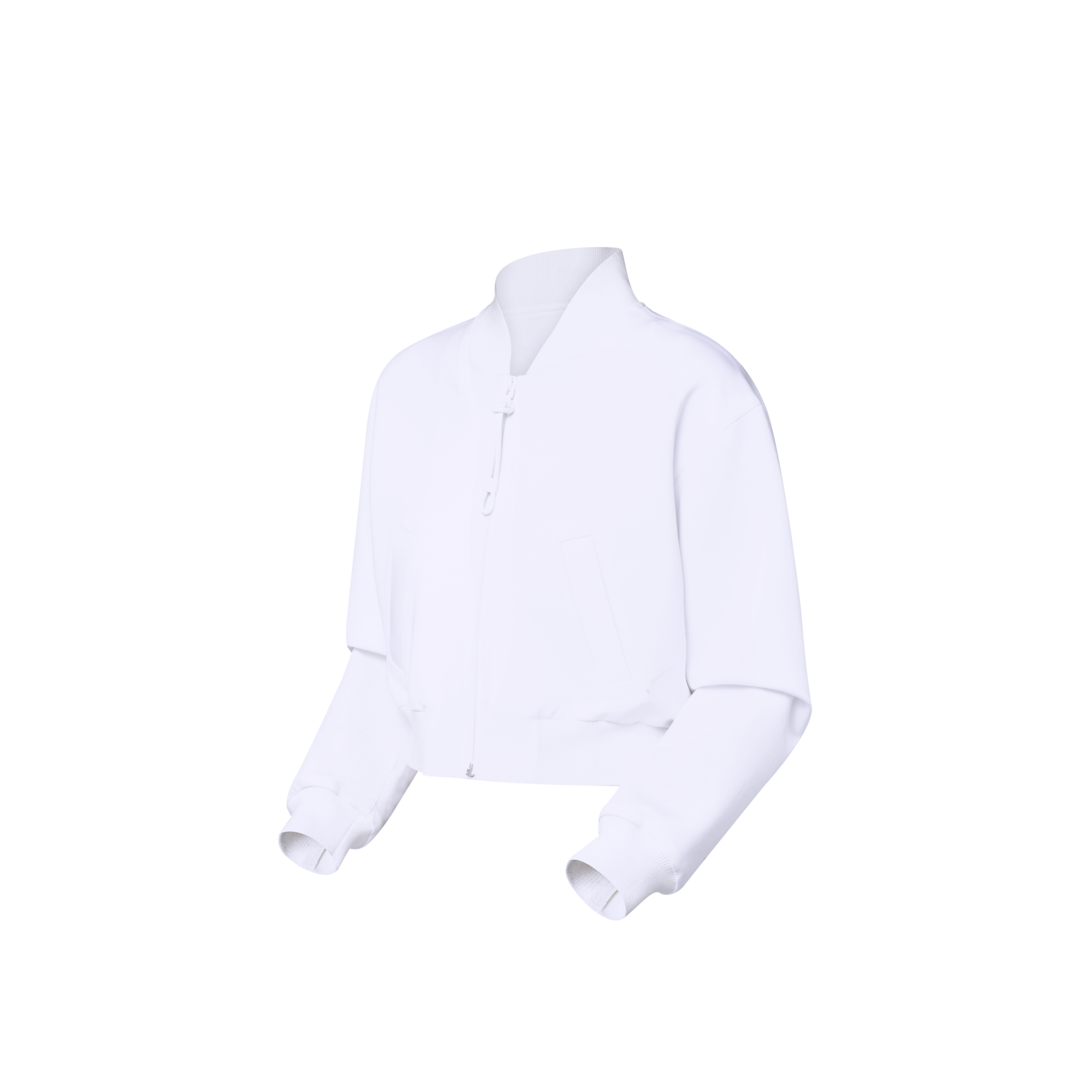  Ready-to-Wear Coats and Jackets Cropped Technical Jersey Bomber Jacket | Louis Vuitton ® (Product zoom)