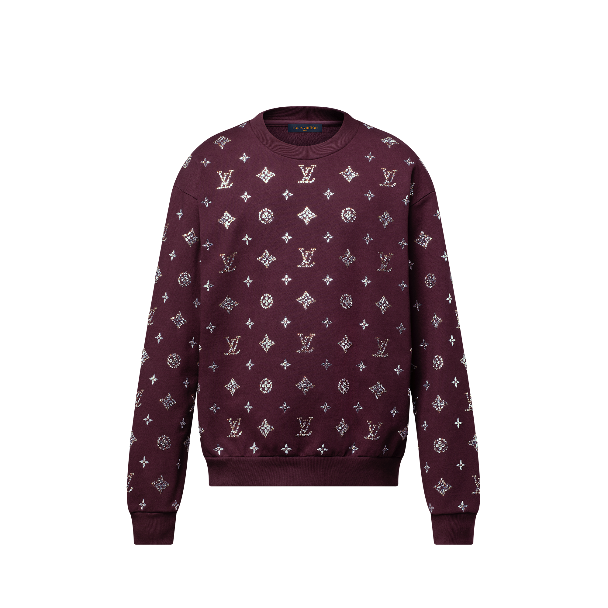  Ready-to-Wear Knitwear and Sweatshirts Crystal Monogram Crewneck | Louis Vuitton ® (Product zoom)