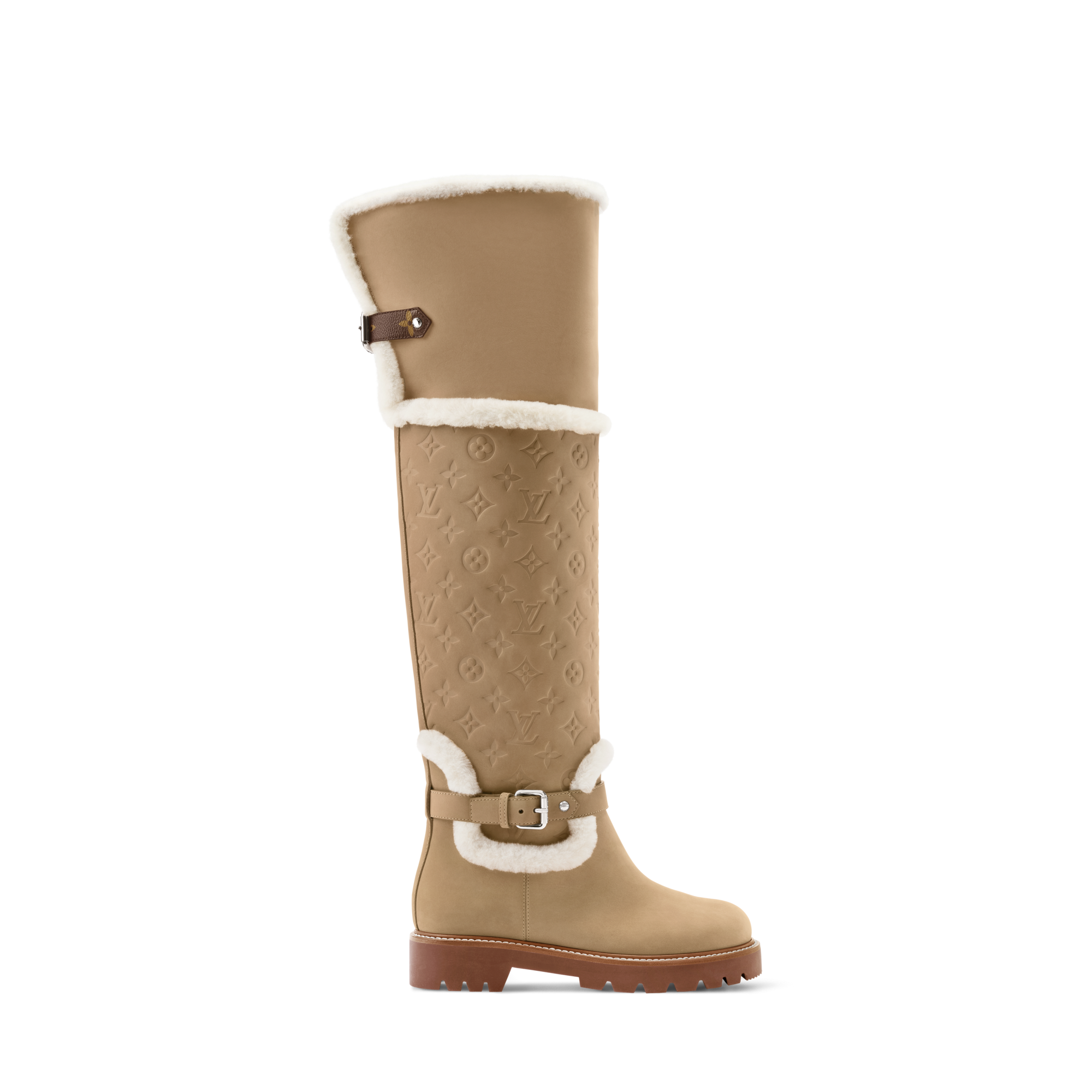  Souliers Bottes et Bottines Cuissarde plate Territory | Louis Vuitton ® (Zoom produit)